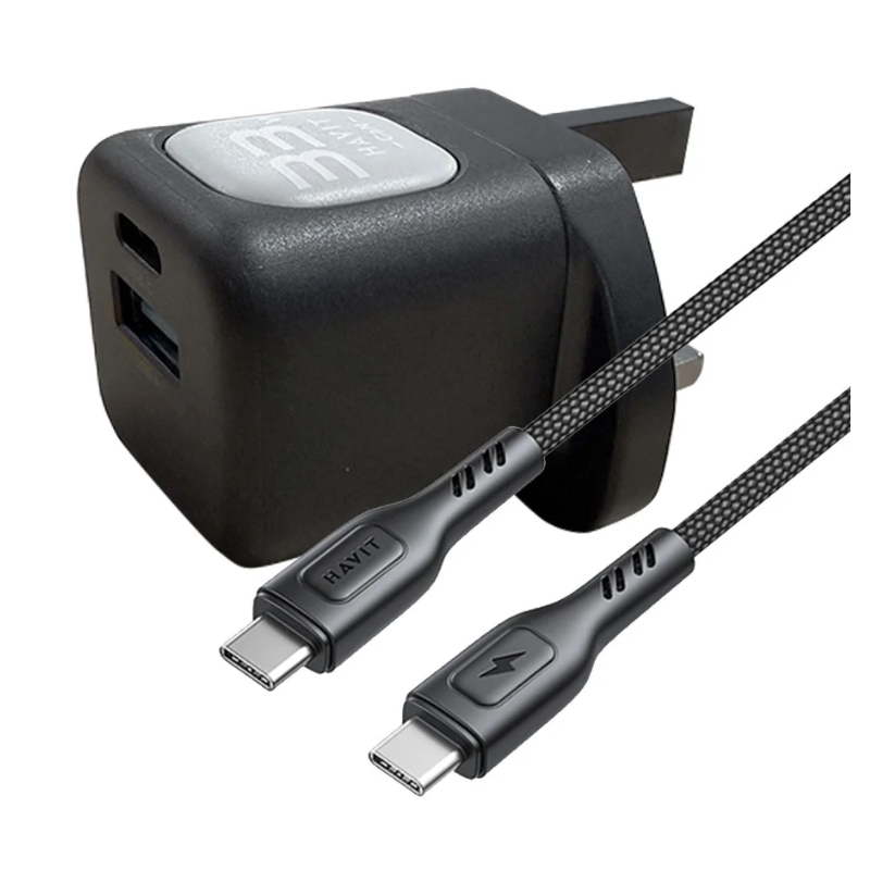Havit UC230 Kit Charger 33W with cable C-C 60W