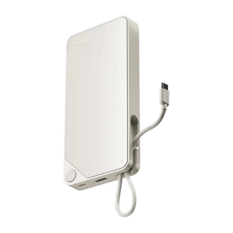 Momax Power X Power Bank 20000mAh With Built-In USB-C Cable