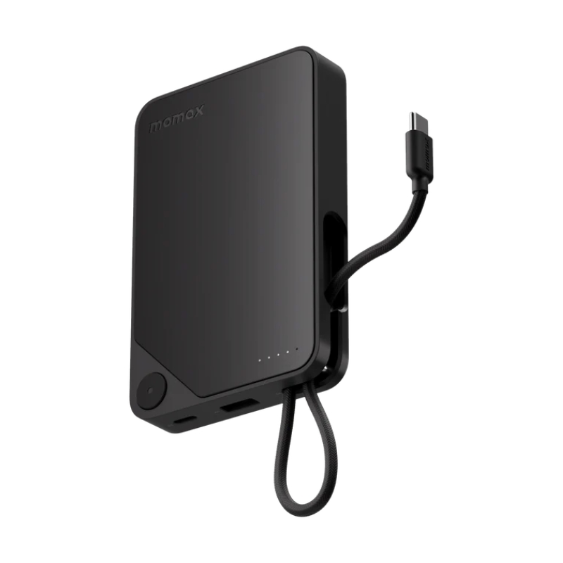 Momax Power X Power Bank 10000mAh With Built-in USB-C Cable