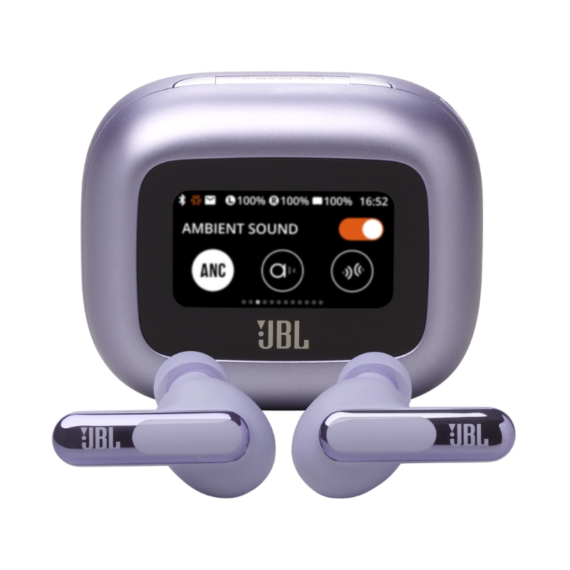 JBL Live Beam 3wireless Noise Cancelling closed-stick earbuds