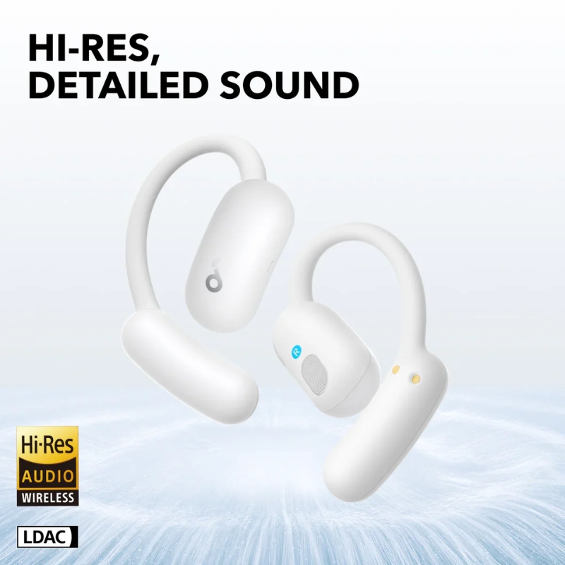 Anker Soundcore AeroFit 2 Open-Ear Wireless Earbuds White