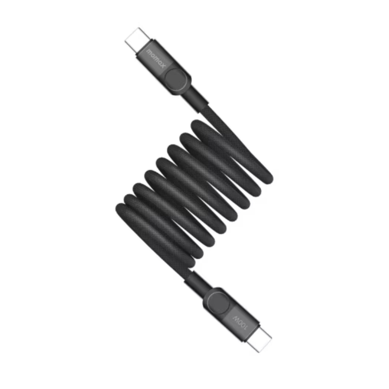 Momax Mag.Link 240W USB-C to USB-C Magnetic Cable 2m Black