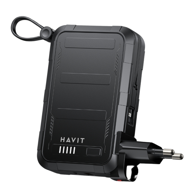 Havit PB5231 Power bank 20000mA 22.5W with 2cable Black