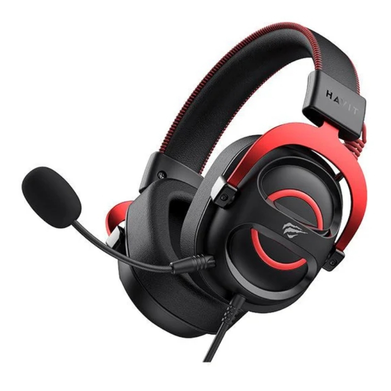 Havit H2002E Pro wired Gaming headphone black+red