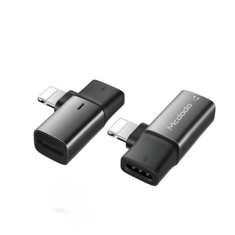 Mcdodo WF Lightning to Dual Lightning Adapter Silver