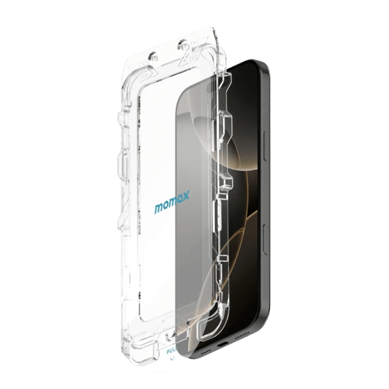 Momax GlassPro+ Ultra Clear HD Tempered Glass iPhone 17 Pro Max Black