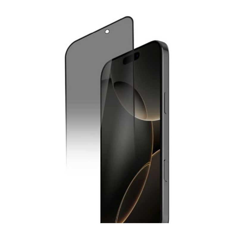 Momax GlassPro+ Anti-spy HD Tempered Glass iPhone 17 Pro Black