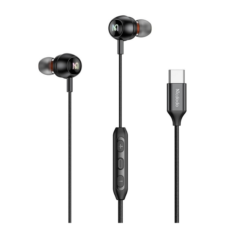 MCDODO USB-C RGB Wired Earphones