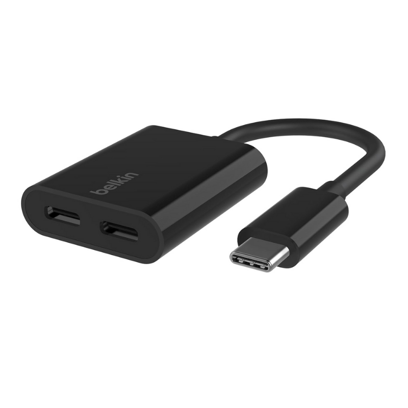 Belkin Adapter USB-C To Audio + Charge Black