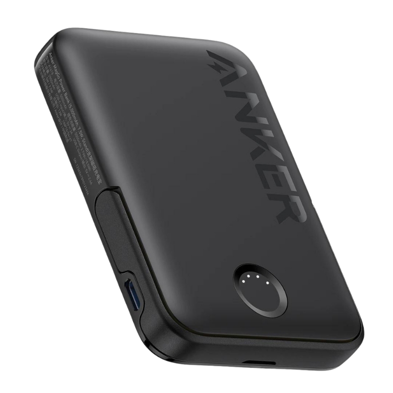 Anker 322 MagGo Power Bank 5000 mAh with stand Black