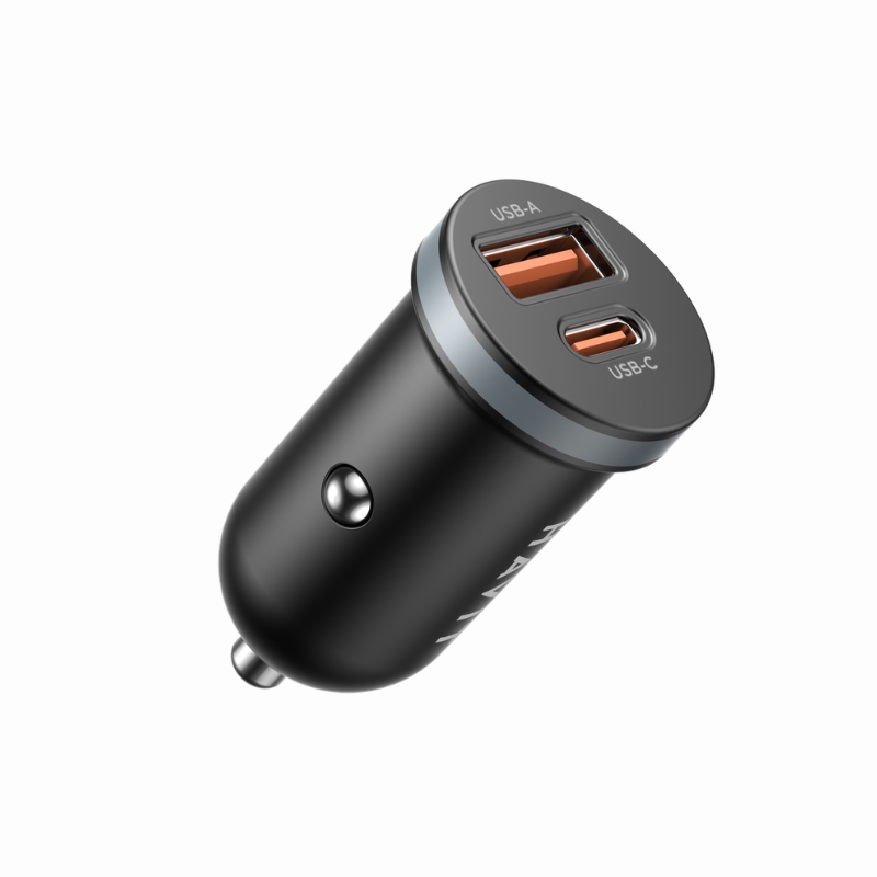 Havit CC2043 Dual USB Car Charger 12V/24V – Fast Charging Adapter for Smartphones – Black