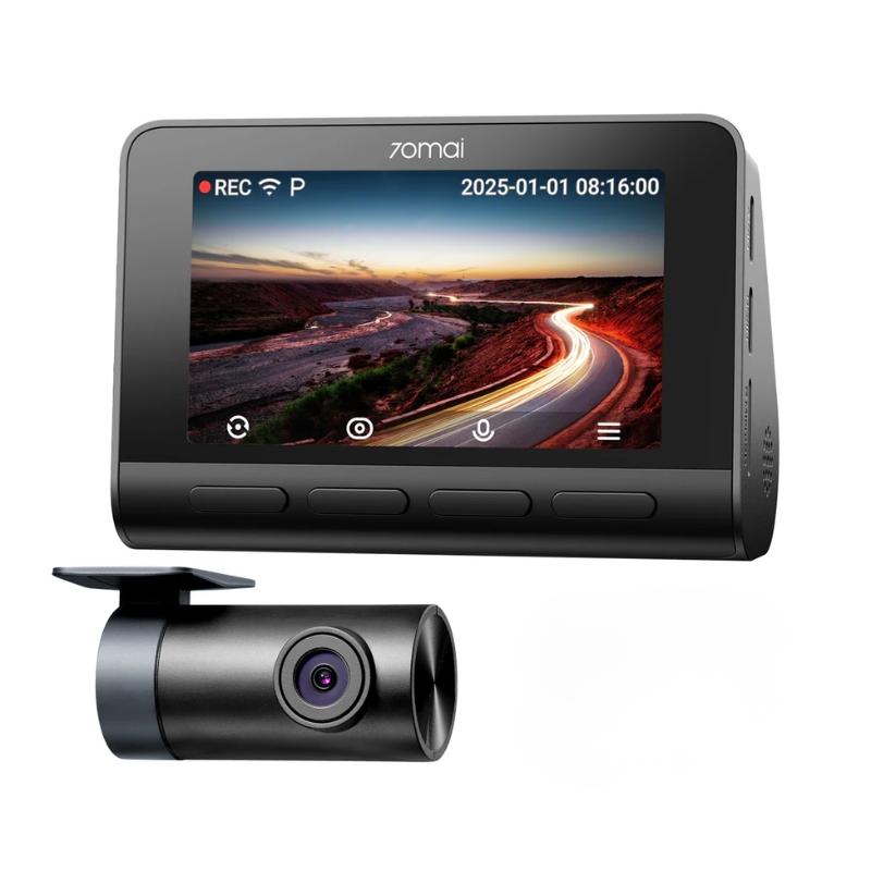 70mai A810 HDR 4K with RC12 Set – Front and Rear Dash Cam System for Cars