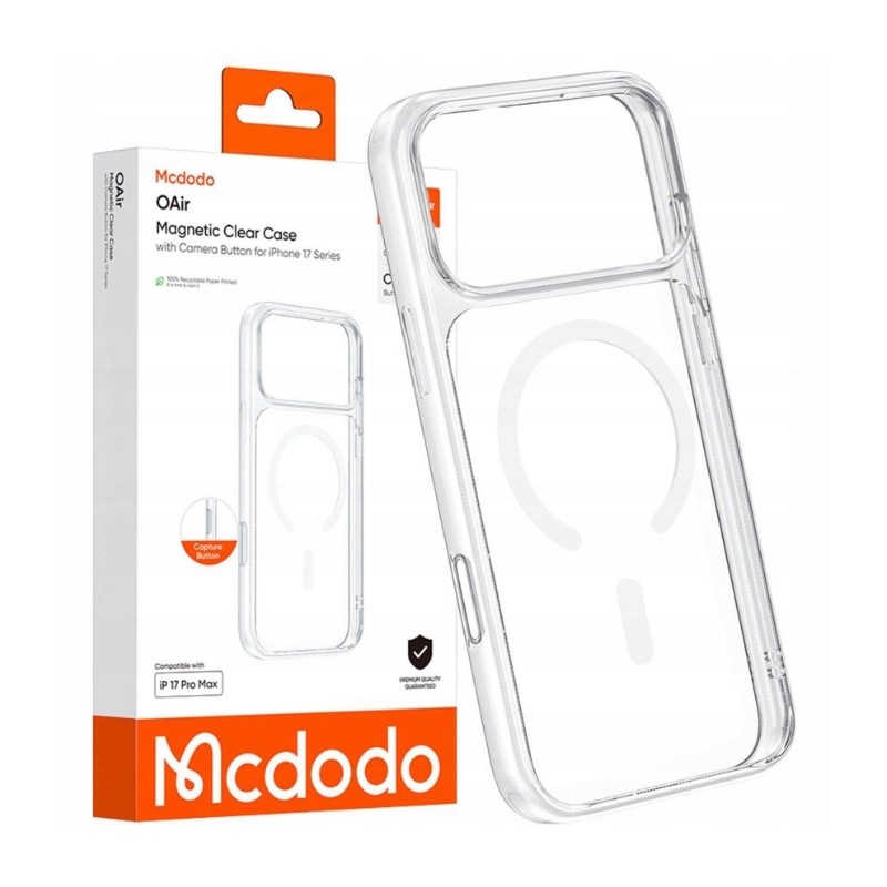 Mcdodo magnetic case specially designed for the iPhone 17 Pro Max