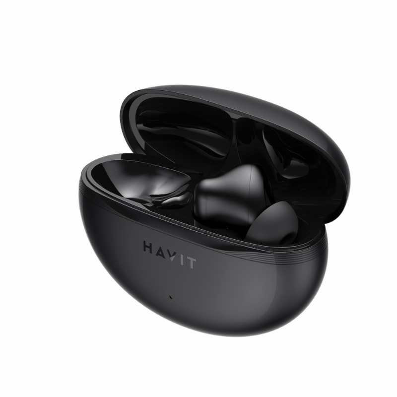 Havit True Wireless Earbuds Bluetooth – High Quality Sound with Charging Case – Black
