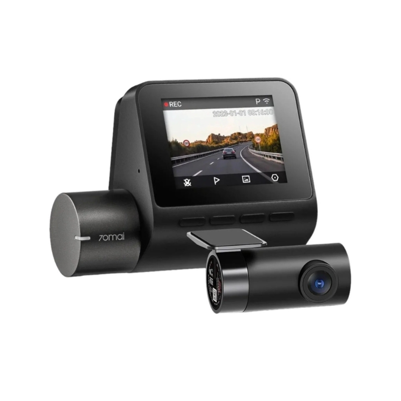 70mai A200 Dual Dash Cam 1080P HDR – Front & Rear, Night Vision, G-Sensor, App Control