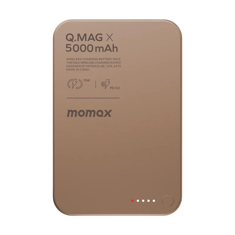 Momax Q.Mag X Gen 2 5000mAh Magnetic Wireless Power Bank with MagSafe