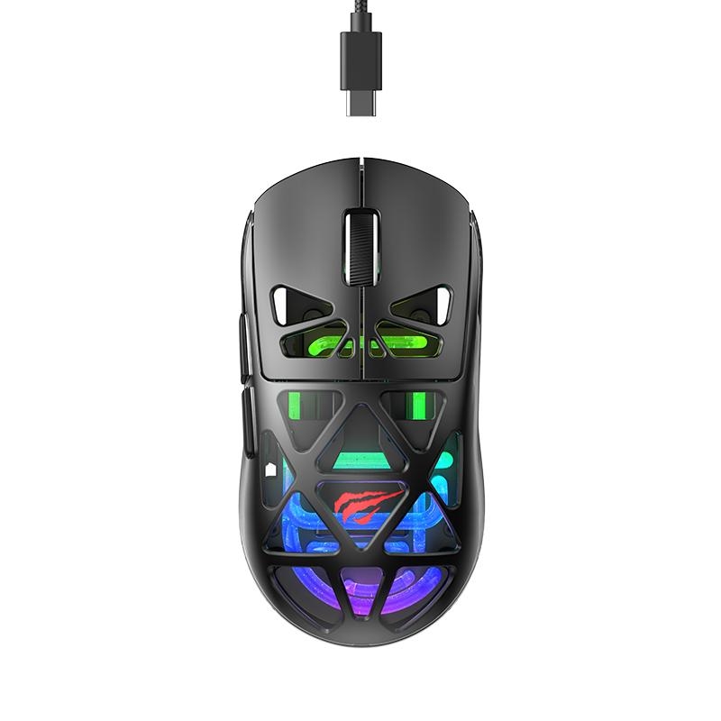 Havit MS1044WB Wireless Mouse – 2.4GHz USB Receiver Ergonomic Mouse – Adjustable DPI