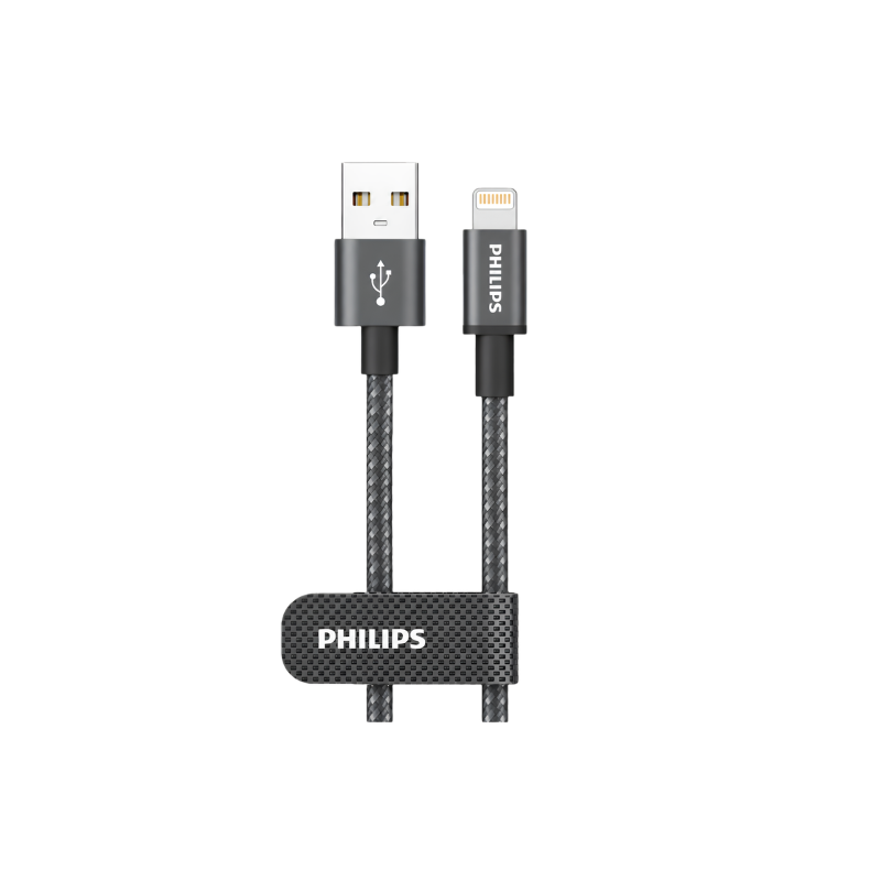 Philips USB-A to Lightning Sync & Charge Cable 2M