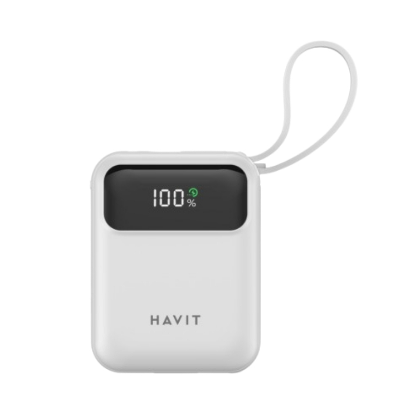 Havit PB5266 Power Bank 10000mAh-WHITE