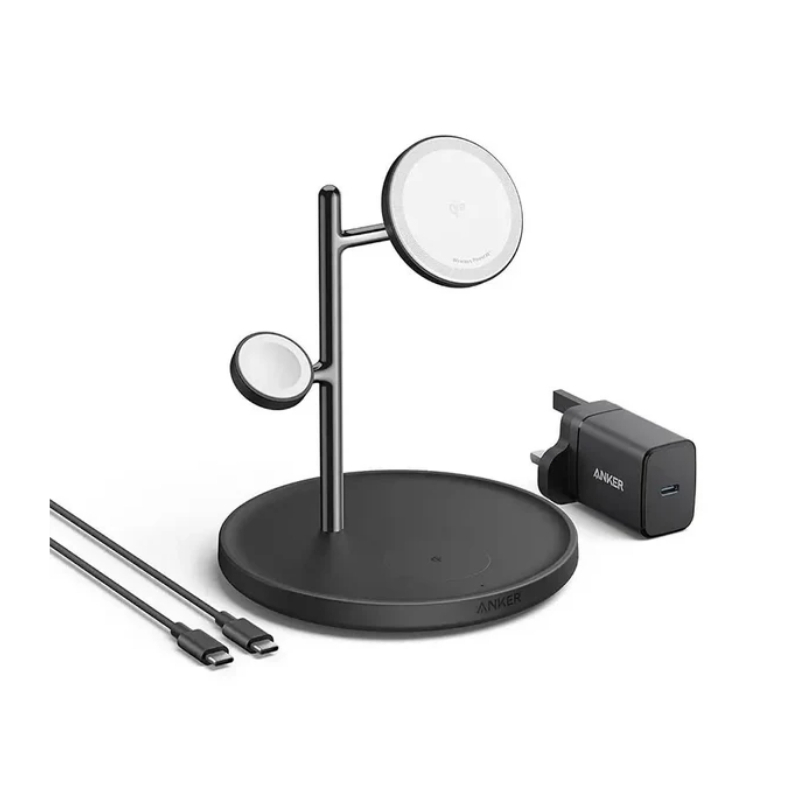 Anker MagGo Charging Station 3-in-1 Foldable Qi2 15W