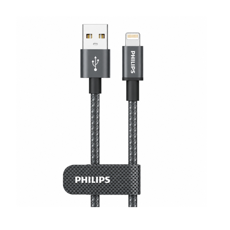 Philips USB-A to Lightning Sync & Charge Cable 1M
