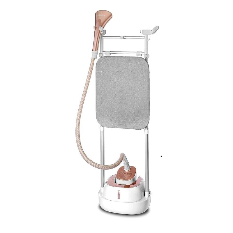 Black+Decker GSTD2050-B5 Twin Pole Digital Garment Steamer, 2000W, 2.0L Water Tank