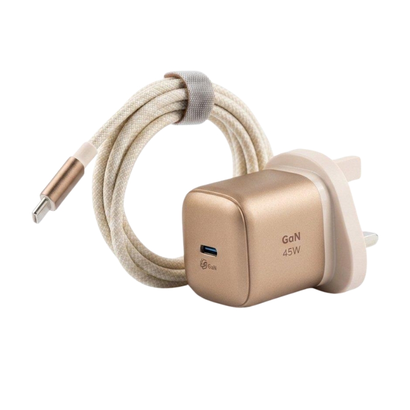 Momax  45W GaN Wall Charger Bundle Set with 60W USB-C to USB-C Cable