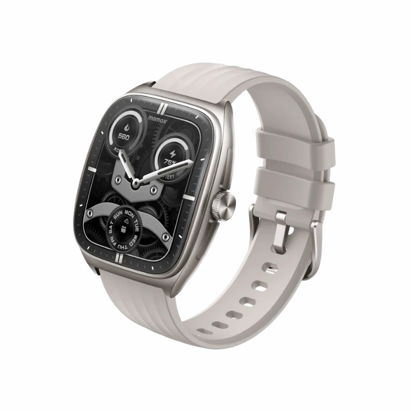 Momax 1-WEAR Curvex Smart Watch, Bluetooth Calling, Fitness Tracking