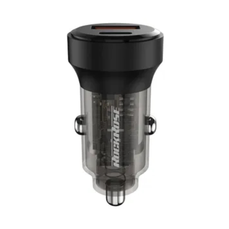 RockRose Ranger PQ Pro 30W PD QC 3.0 Dual Port Car Charger