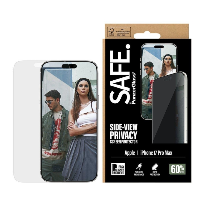 PanzerGlass Tinted Tempered Glass Screen Protector for iPhone 17 Pro Max