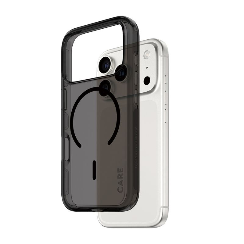 CARE by PanzerGlass Flagship Case Urban Explorer Smokey w. Black MagSafe iPhone 17 Pro