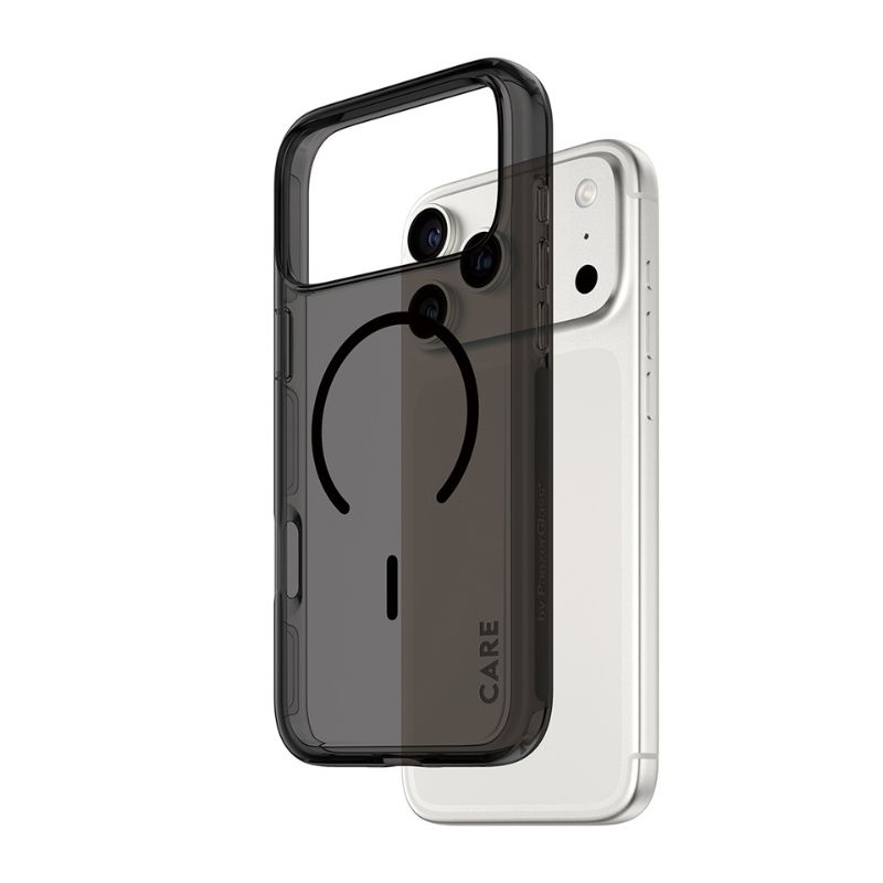 CARE by PanzerGlass Flagship Case Urban Explorer Smokey w. Black MagSafe iPhone 17 Pro Max