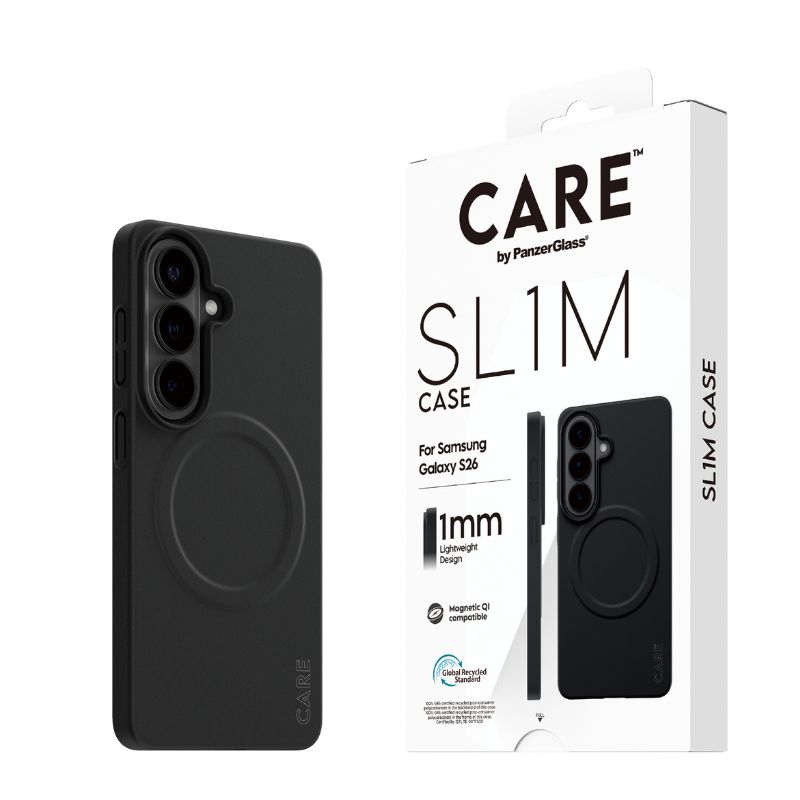 PanzerGlass Ultra-Thin Black Protective Case - for Samsung Galaxy S26