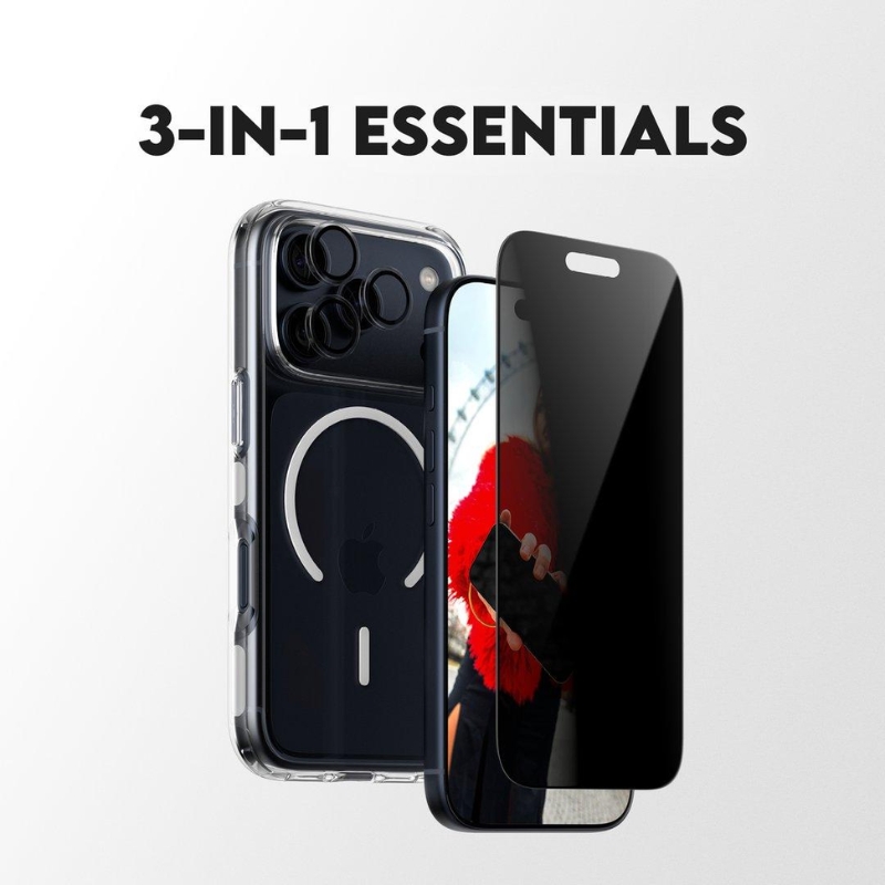 PanzerGlass 3-in-1 Protection Bundle for iPhone 17 – Complete Device Protection
