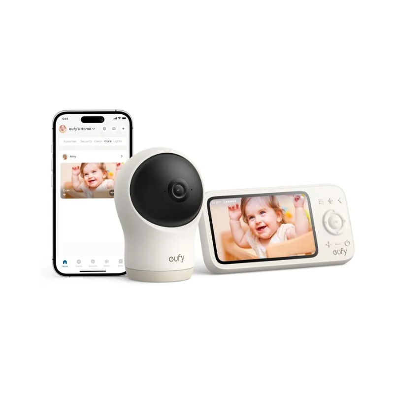 Anker eufy Security Baby Monitor C10 2K Wi-Fi Pan & Tilt Camera – White