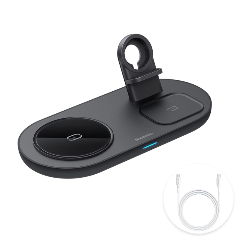 Mcdodo 3 in 1 Magnetic Wireless Charger Use for USB-C Apple Watch charger
