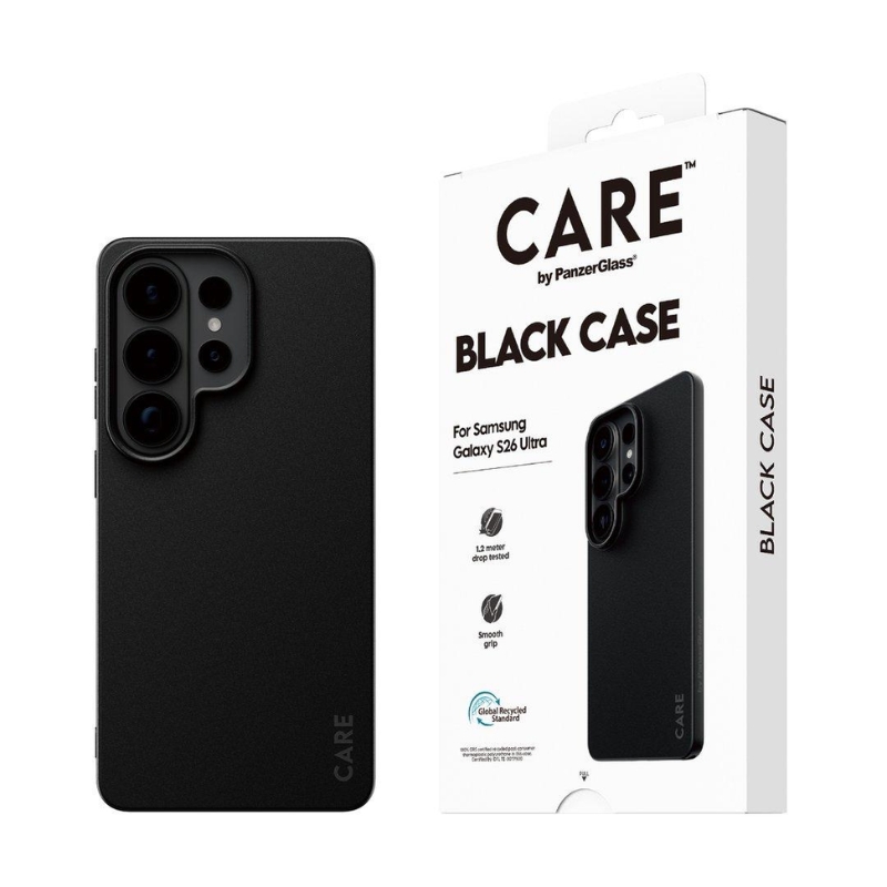 PanzerGlass CARE™ TPU Case for Samsung Galaxy S26 Ultra – Black