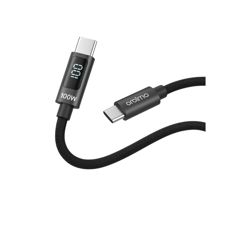 Oraimo DigiLine 100W USB-C to USB-C Data Cable 1.2m - Black