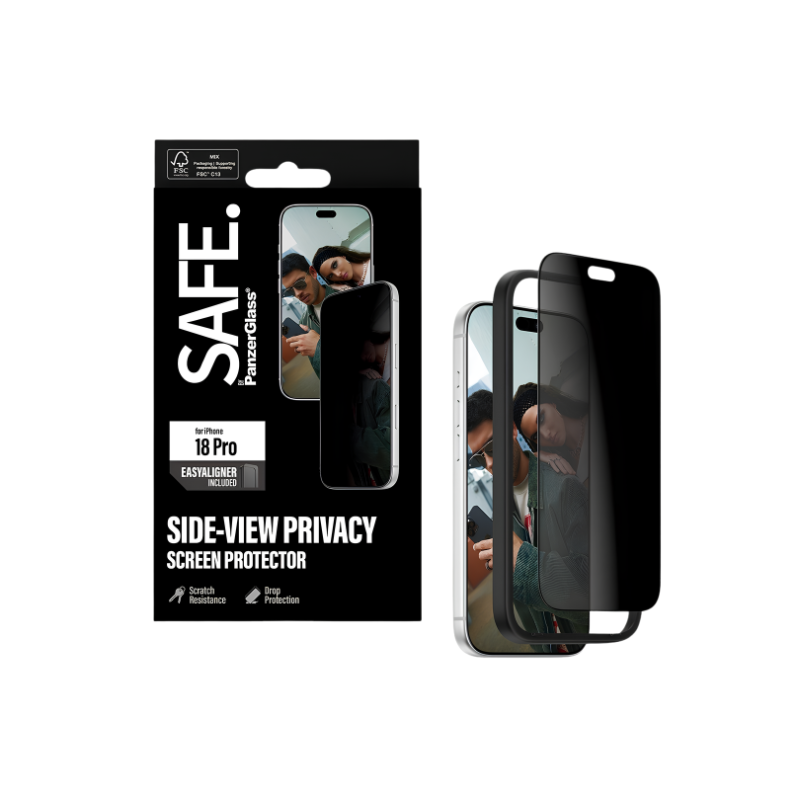 Panzer SAFE Apple iPhone 18 Pro UWF Privacy w. EasyAligner