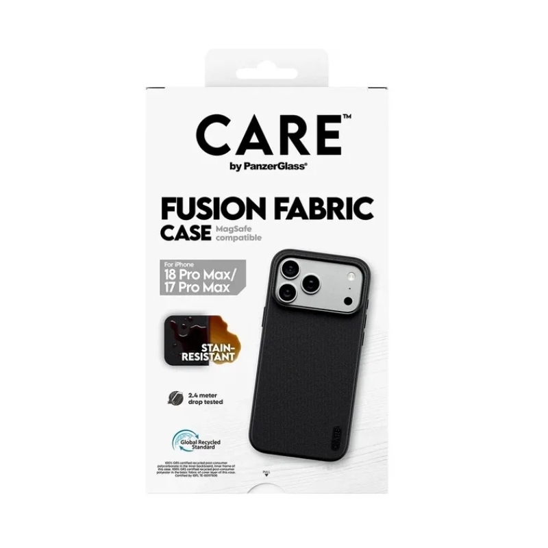Panzer CARE Flagship Woven case Black with MagSafe Apple iPhone 18 Pro Max